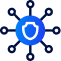 Icon depicting fast and reliable web hosting services