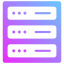 Icon showing powerful hosting services for reliable performance